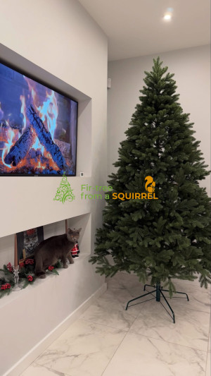 Royal Artificial Christmas Tree "Belgian" Green 100%PE 1.80 m