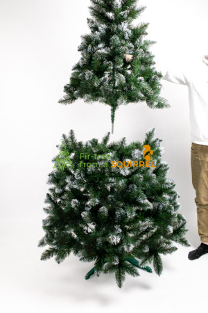 Artificial Christmas tree "Lydia" PVC green with white tips