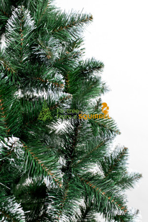 Artificial Christmas tree "Lydia" PVC green with white tips