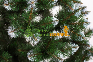 Artificial Christmas tree "Lydia" PVC green with white tips