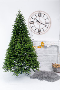 Artificial Christmas tree "Carpathian" light green tips PE/PVC 2.10 m