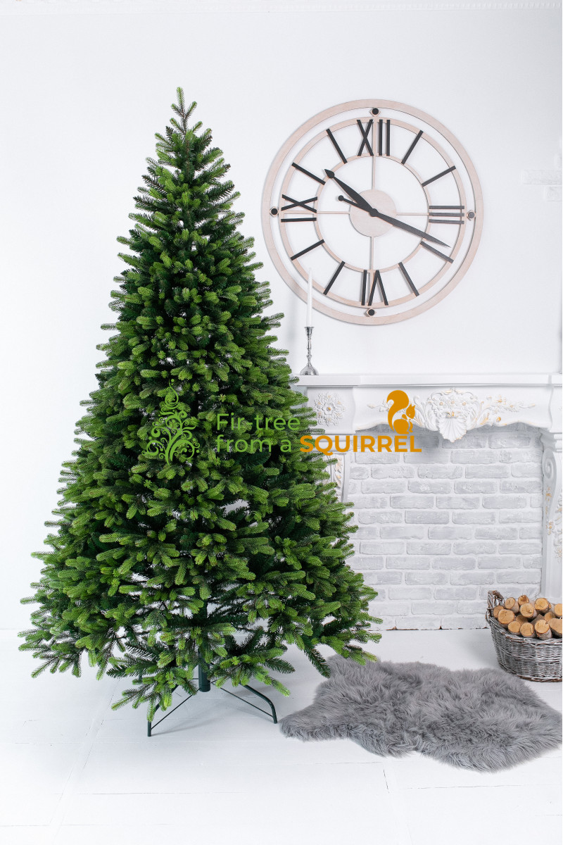 Artificial Christmas tree "Carpathian" light green tips PE/PVC